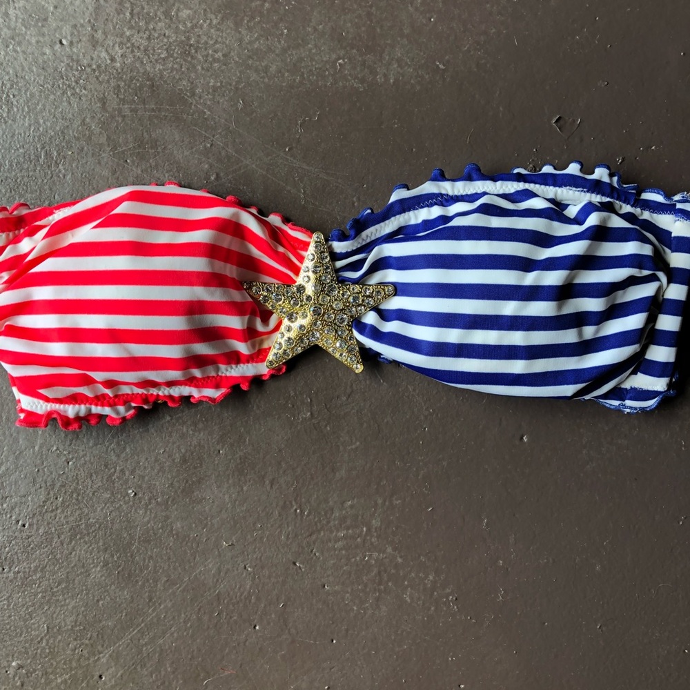 Fourth of July Bandeau Swimsuit Top